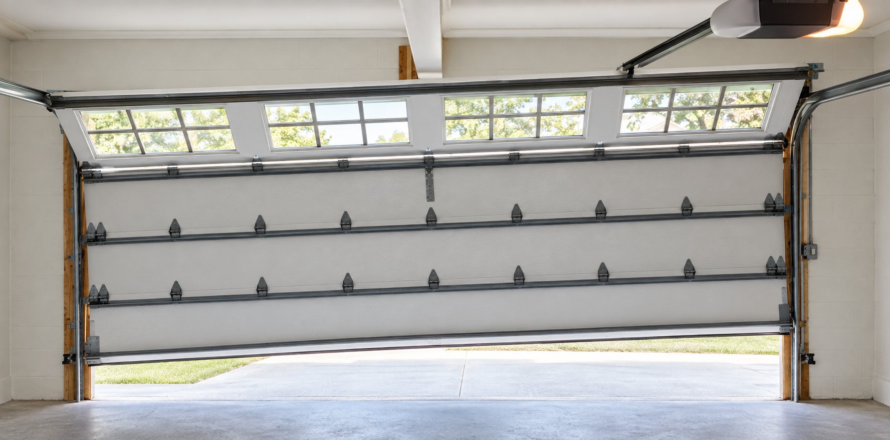 Garage door off track